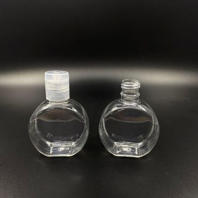 Στρογγυλά μίας χρήσης Sanitizer 30ml χεριών κενά μπουκάλια εμπορευματοκιβωτίων