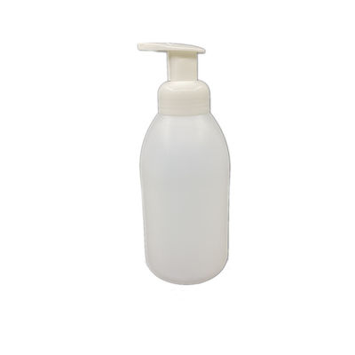 Το λευκό pe τρίβει Sanitizer χεριών αντλιών αφρού τα μπουκάλια πλαστικών εμπορευματοκιβωτίων εξωτερικής διαμέτρου αρσενηκού σπειρώματος